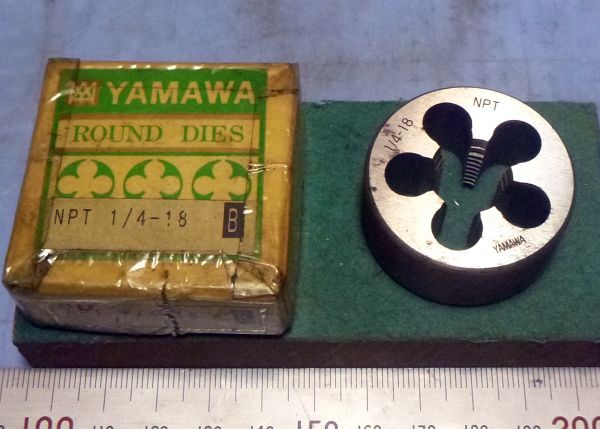 DI008 ダイス 1/4-18 NPT 外径38 中古拍卖