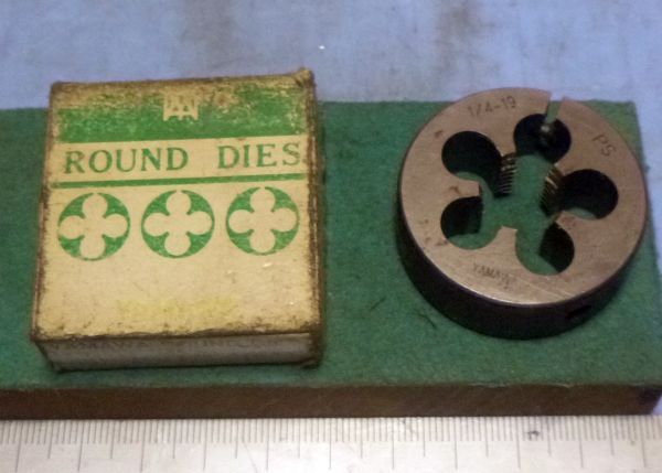 DI011 ダイス 1/4-19 PS 外径38 中古拍卖