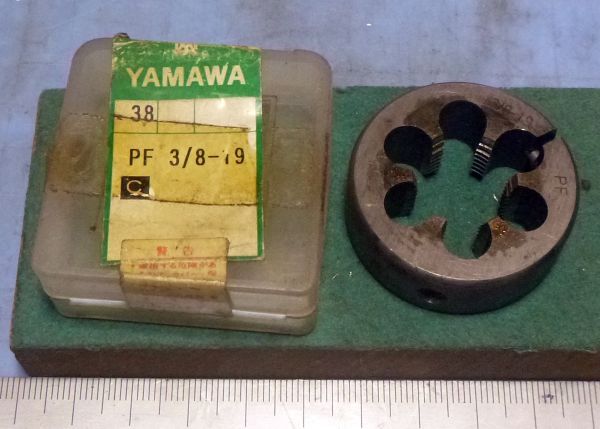 DI013 ダイス 3/8-19 PF 外径38 中古拍卖