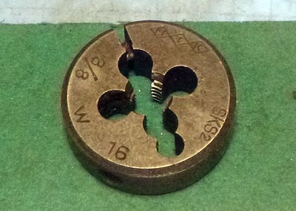 DI014 ダイス 3/8W16 外径38 中古拍卖