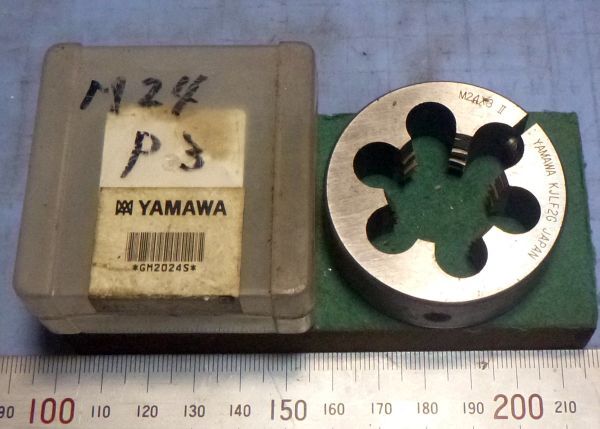 DI023 ダイス M24×3 外径50 中古拍卖