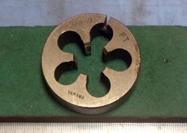 DI024 ダイス 3/8-19 PT 外径50 中古拍卖
