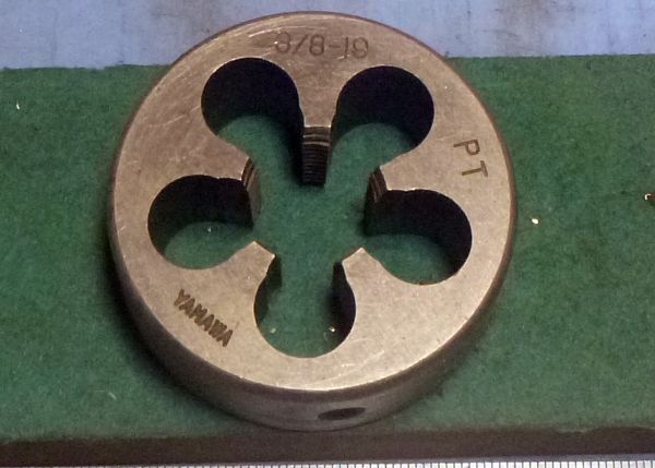 DI025 ダイス 3/8-19 PT 外径50×t18 中古拍卖