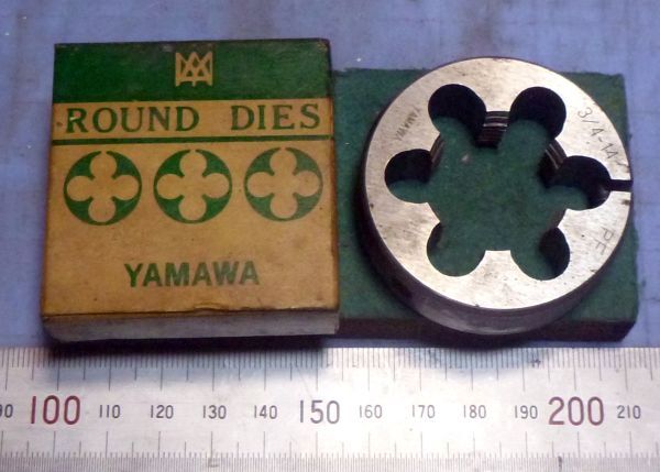 DI031 ダイス 3/4-14 PF 外径50 中古拍卖