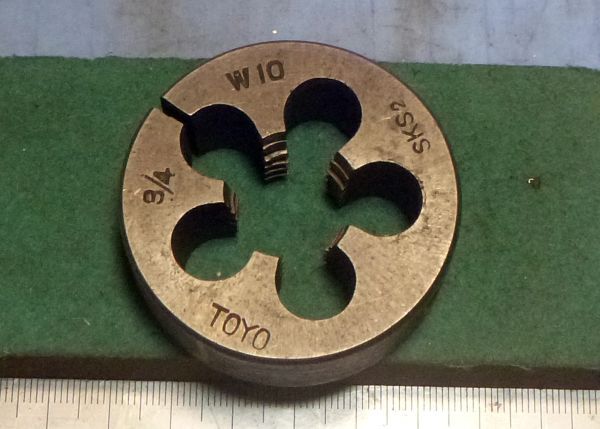 DI032 ダイス 3/4W10 外径50 中古拍卖