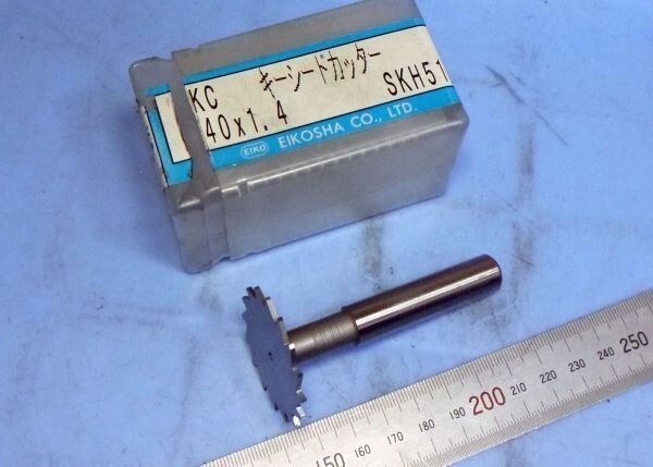 EA043 Tスロット キーシドカッター EIKO 40×1.4 中古拍卖