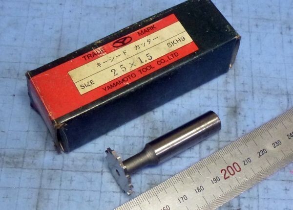 EA124 Tスロット キーシドカッター YAMAMOTO 25×1.5 中古拍卖