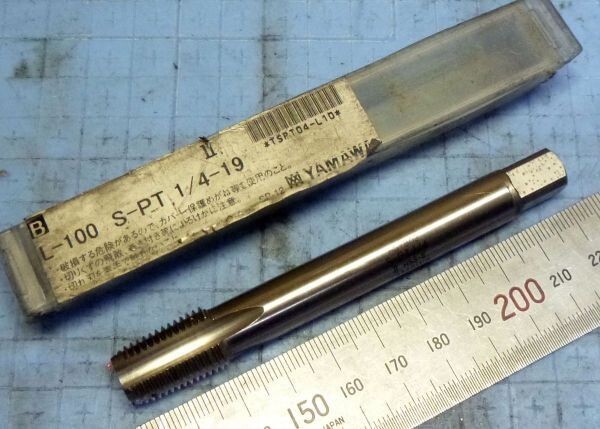 EP137 タップ 3/8 PT-S 管用テーパー ロングシャンク Rcキョウヨウ 中古拍卖