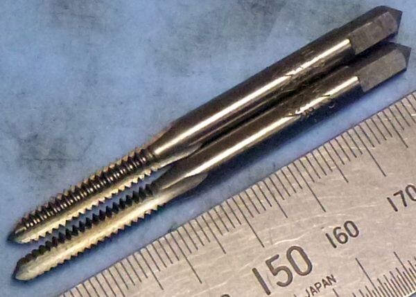 EP307 タップ 3/16 W 24 ウィット 2本セット 中古拍卖