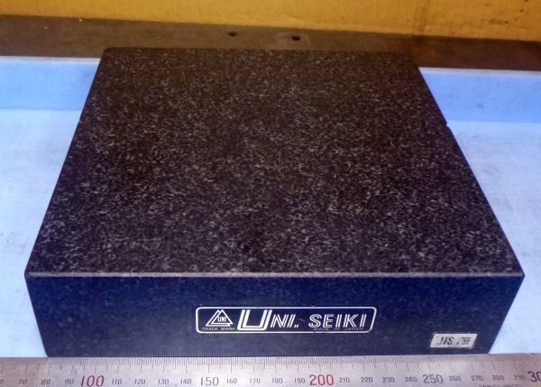 G642 石定盤 UNISEIKI 205×205×54 JIS1級 中古拍卖