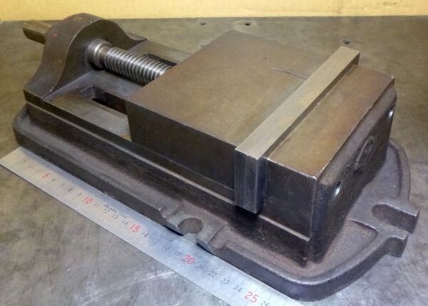 V211 ミーリングバイス ナベヤ 130 爪ナシ 加工用板付 中古拍卖