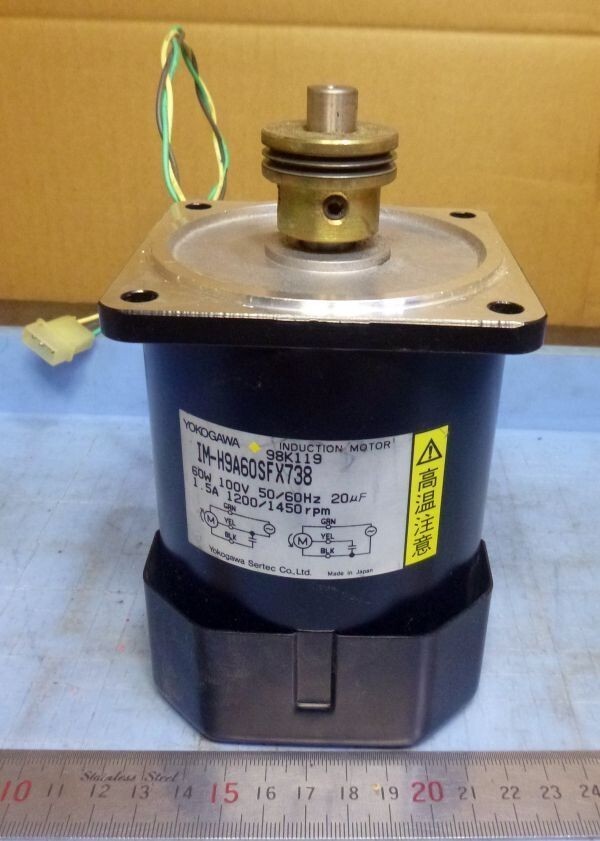 D063 YOKOGAWA インダクションモーター IM-H9A60 SFX738 中古拍卖