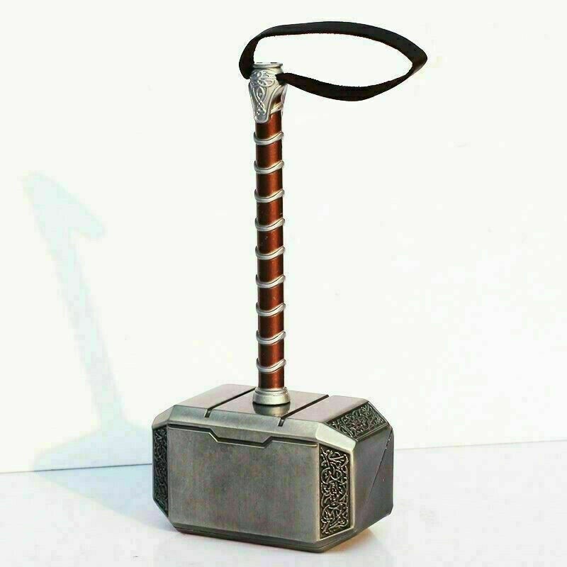 海外 限定 送料込み ソー ラブ&サンダー アベンジャーズ ムジョルニア メタルハンマー ミニフィギュア 小道具拍卖