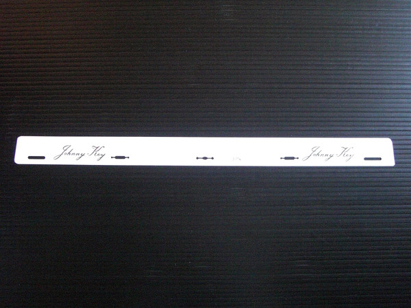 ♪新品♪【JOHNNYKEY】ジョニーケイ☆極短カラー(37-a) 短ラン学生服 襟カラー 1本★白★(虹色筆記体)拍卖