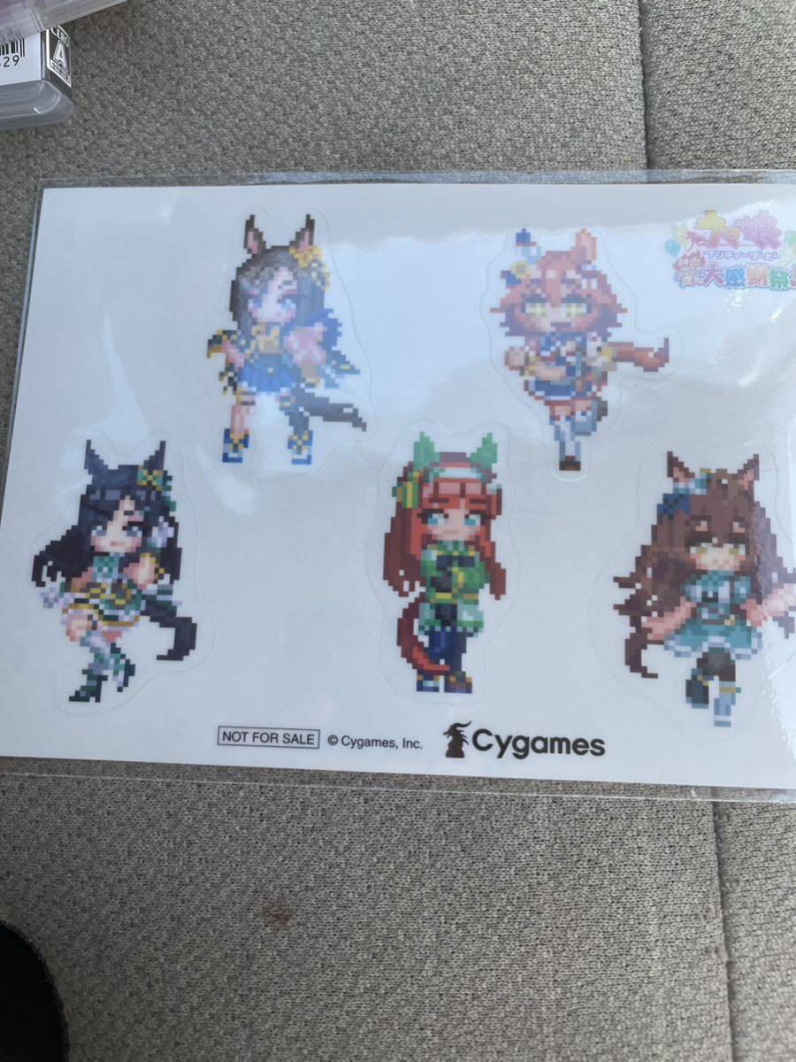 switch ウマ娘 プリティーダービー 熱血ハチャメチャ大感謝祭! エディオン限定特典 オリジナルA6ステッカーのみ 新品未開封 ソフトなし拍卖