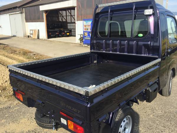 ★ハイゼット ジャンボ S500/S510 荷台あおり アルミ縞板カバー拍卖