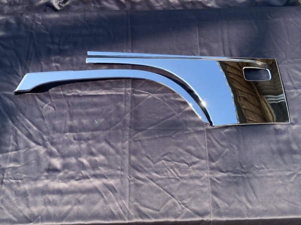 ● 新品:日野 レンジャープロ メッキ ドア ガーニッシュ&オーバーフェンダー 左右 【R-6.7】拍卖