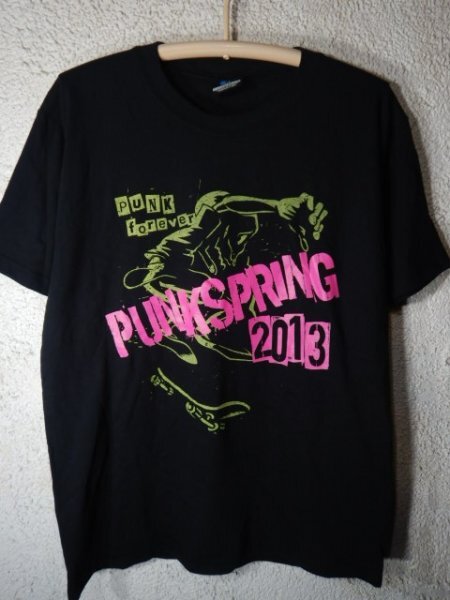 n9586 PUNK SPRING 2013 パンク スプリング パンスプ 半袖 tシャツ ROCK ロック フェス ライブ 人気 送料格安拍卖