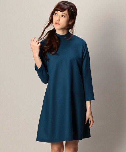 【美品】BEAUTY&YOUTH ワンピース ブルー系 / パーティ 参観日 綺麗め 23区 自由区好きにも拍卖