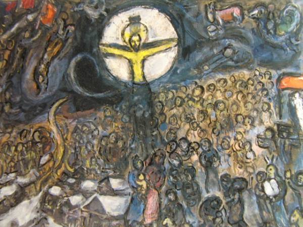 CHAGALL、ESQUISSE POUR L'EXODE、海外版超希少レゾネ、新品高級額装付、送料無料、状態良好、y321拍卖