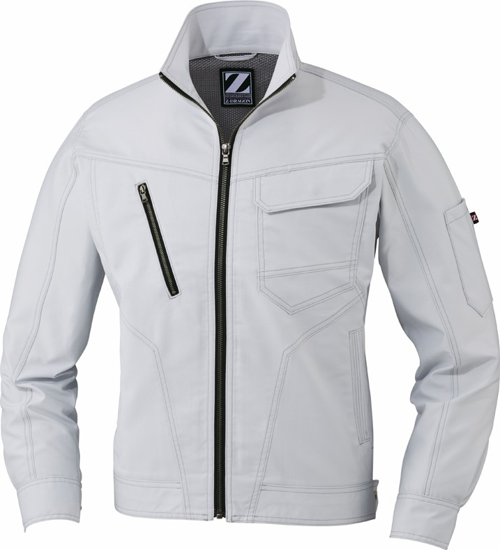 新品即決 Z-DRAGON 71900 ストレッチジャンパー シルバー 市原隼人 ジードラゴン ブルゾン 自重堂 作業服 JICHODO 作業着拍卖