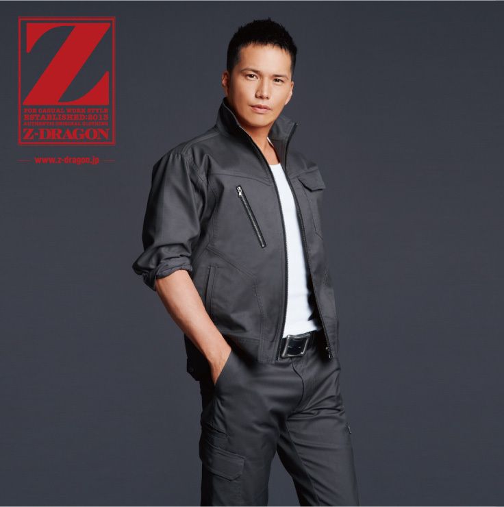 新品即決 Z-DRAGON 71900 ストレッチジャンパー スチールグレー 市原隼人 ジードラゴン ブルゾン 自重堂 作業服 JICHODO 作業着拍卖