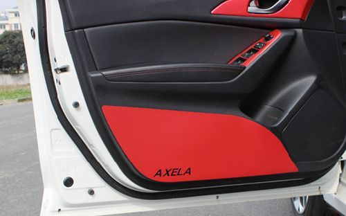 特価 アクセラ BM BY 対応 ドア トリム ガード フイルム レッド マツダ車用 内装 ドレスアップ カスタム パーツ拍卖