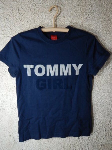 n9518 tommy girl トミー ガール レディース 半袖 tシャツ ロゴ デザイン 人気 送料格安拍卖