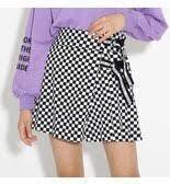 新品 PINK-latte サイドバックル スカパン フラッグチェック 16(S160cm) 定価3190円拍卖
