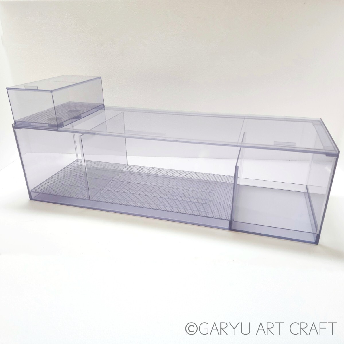 □大型3層式濾過槽□W1200×D450×H300□BASIC-MODEL□GARYU ART CRAFT□ オーバーフロー水槽用□ウールボックス等完備□拍卖