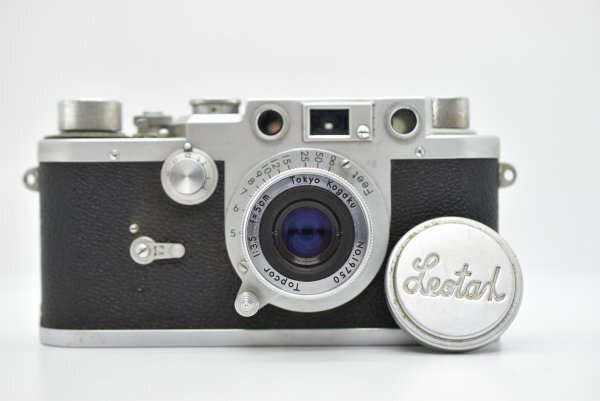 Leotax Showa Optical レオタックス/Tokyo Kogaku Topcor 1:3.5 f=5cm 沈胴式 Lマウント拍卖