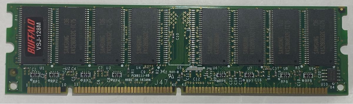 【ジャンク品】デスクトップ用 メモリ BUFFALO VSJ-128M PC100 128MB 動作未確認 バッファロー PC メモリー拍卖