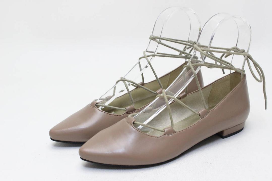 9■新品♪ORiental TRaffic フラットレースパンプス(M)拍卖