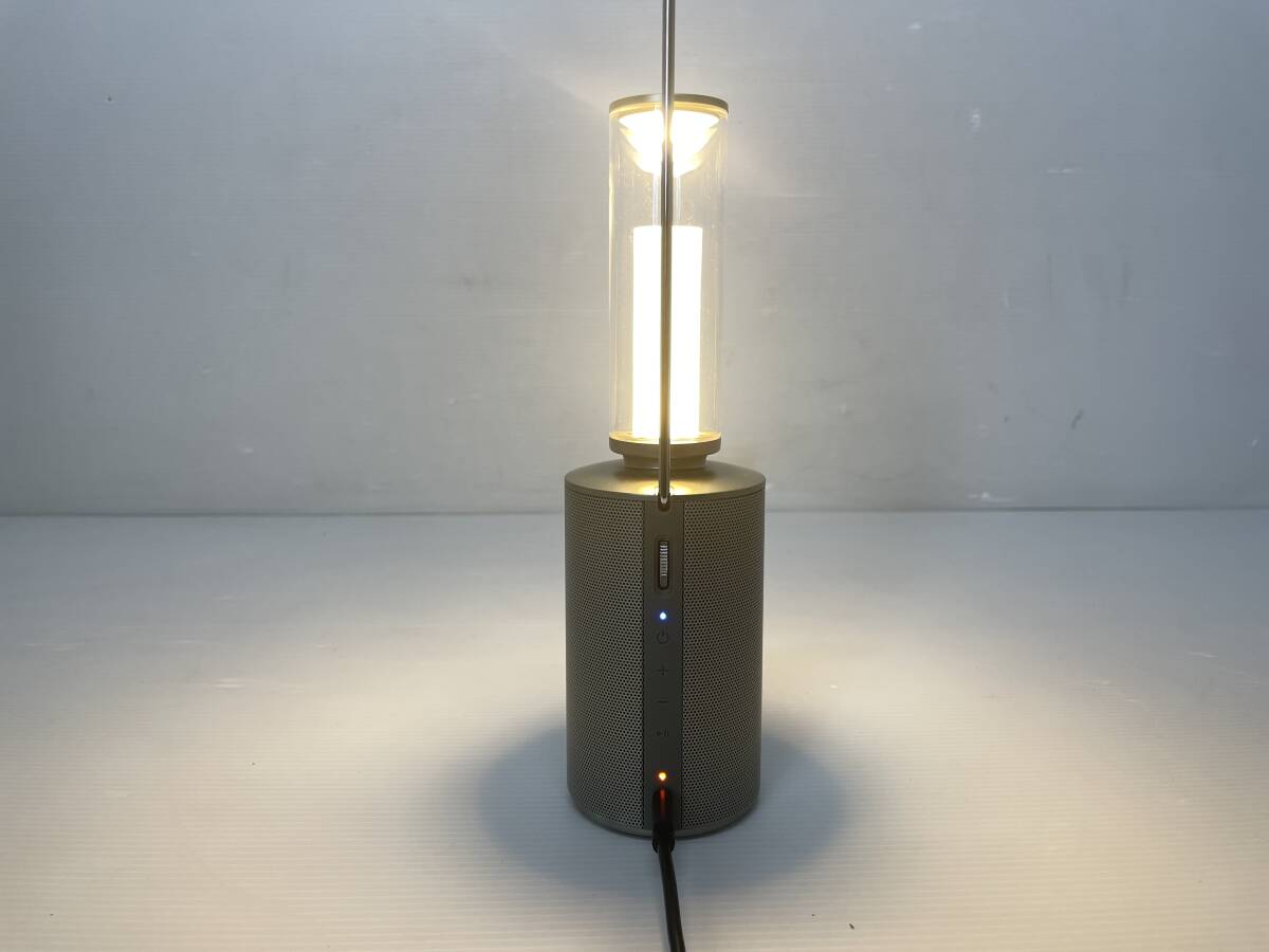 CY0008te【美品】 シャープ ポータブルスピーカーランタン DL-FS01L ACアダプター付き拍卖