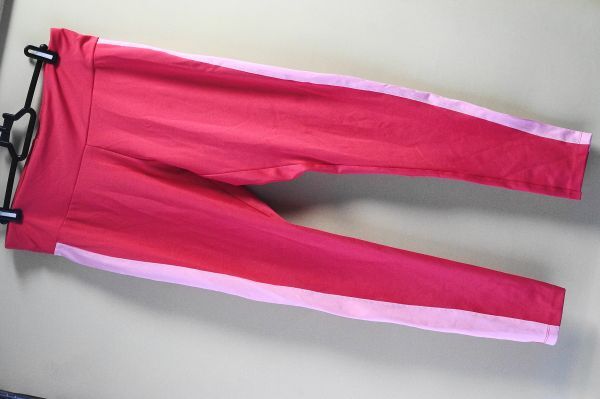 348-5-10◆ピンクライン レトロ風 ジャージ スポーツ◆送料185円拍卖