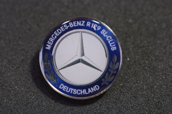 〇 Mercedes ピンバッジ R129SL club W20mm benz ocitye 独メルセデスベンツ SL500SL600SL320SL55拍卖
