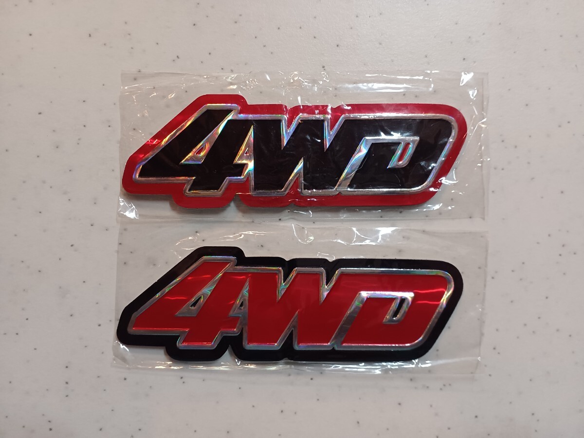 2枚セット★4WD★ステッカー拍卖