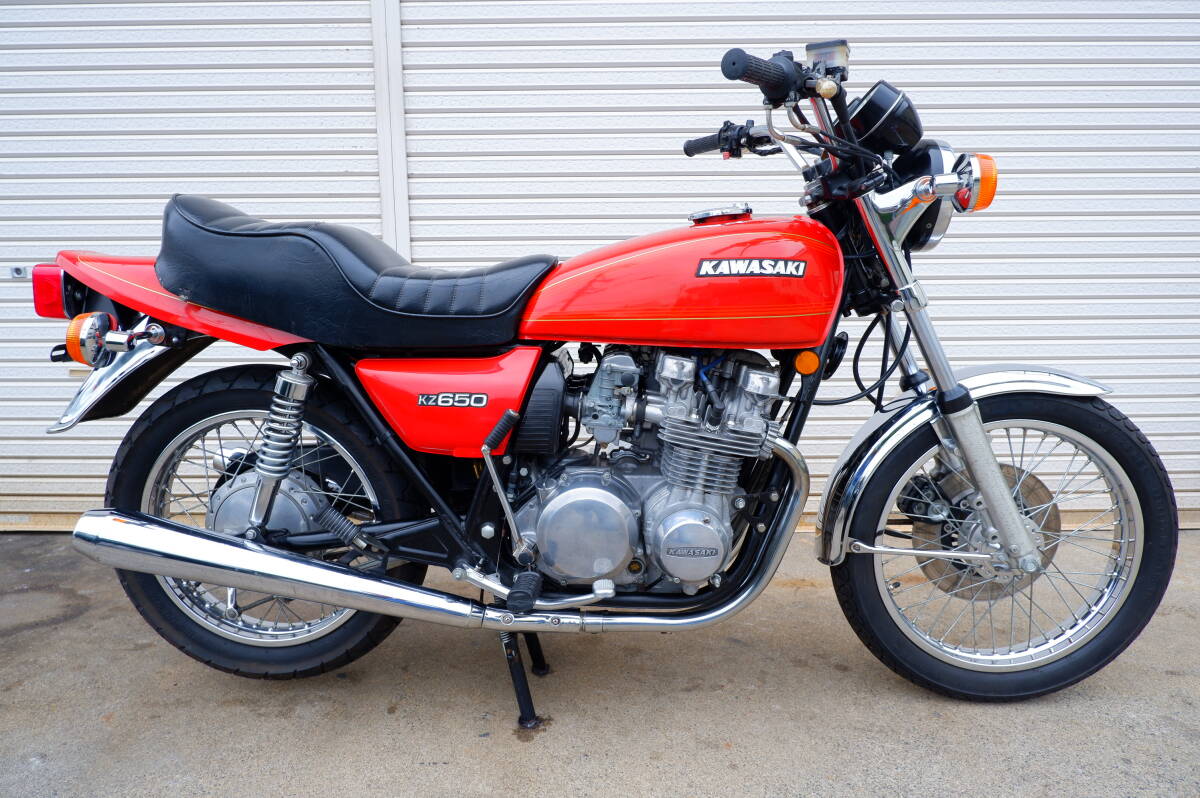 Z650 ザッパー Z650B2 ルミナスバーントレッド オリジナルコンディション美車 通関書付き エンジン実働 KZ650B 40930拍卖