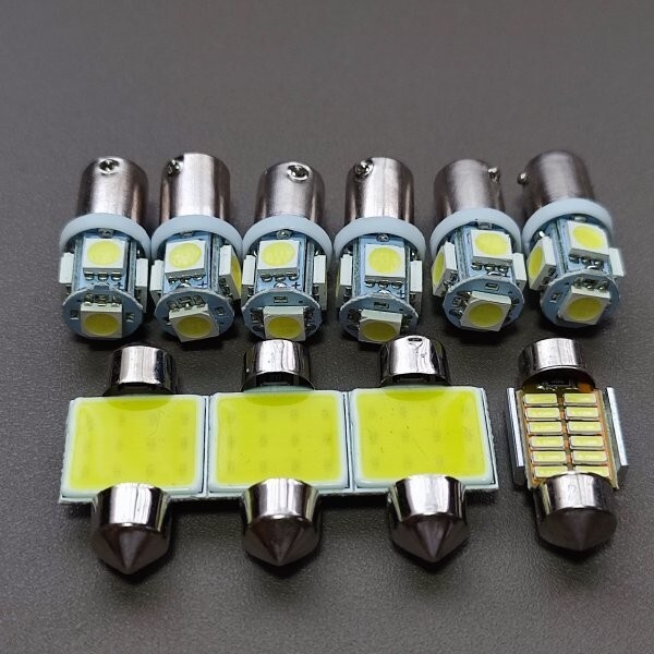 超爆光!100系 ハイエース スーパーカスタムLTD T10 LEDルームランプ 10個セット トヨタ /t31/t28/t31拍卖