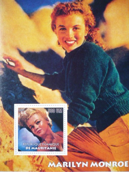モーリタニア切手『マリリン・モンロー』2003 A拍卖