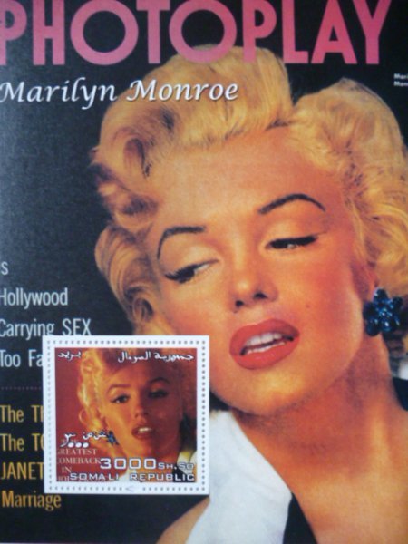 ソマリア切手『マリリン・モンロー』拍卖