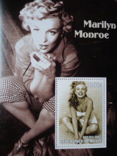 ベナン切手『マリリン・モンロー逝去40周年』2002 C拍卖