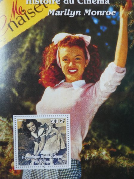コンゴ切手『マリリン・モンロー』2003 A拍卖