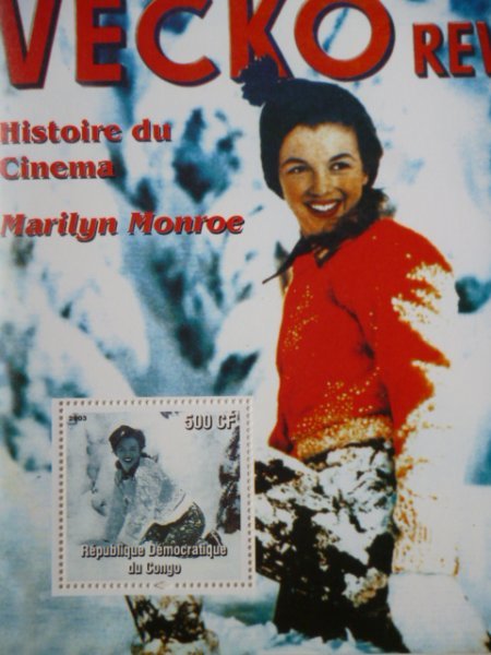 コンゴ切手『マリリン・モンロー』2003 C拍卖