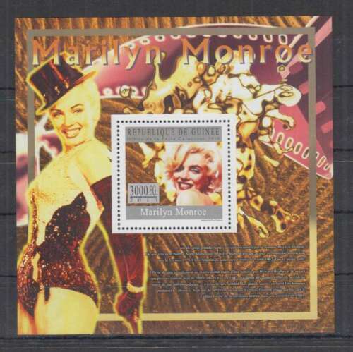 ギニア切手『マリリン・モンロー』2010拍卖