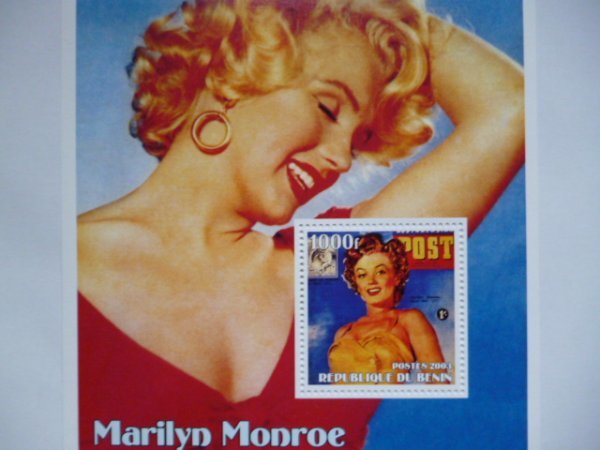ベナン切手『マリリン・モンロー』2003 A拍卖