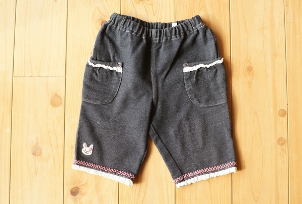 3can4onサンカンシオン デニム調ショートパンツズボン95 綿100%拍卖