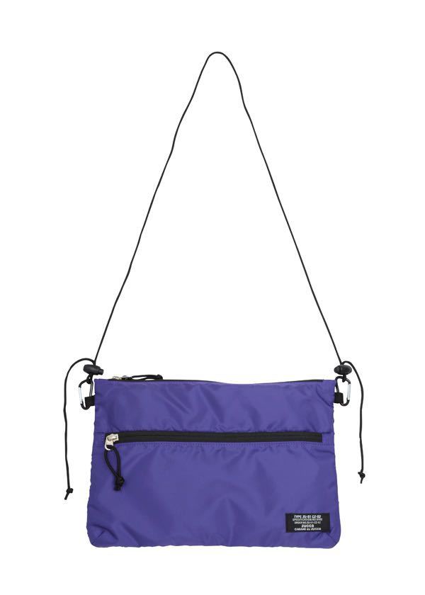 ZUCCa ズッカ パープル サコッシュ ボディーバッグ ショルダーバッグ ポーチ拍卖
