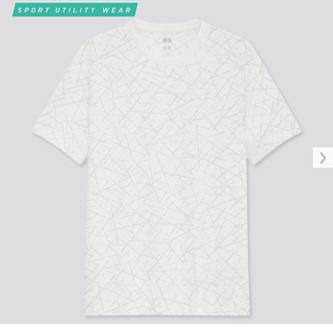 スタイリスト 私物 出展 絶版 限定 デザイン カラー MB さん絶賛♪ ドライ EX クルーネック T L UNIQLO コラボ ユニクロ 白 430190拍卖