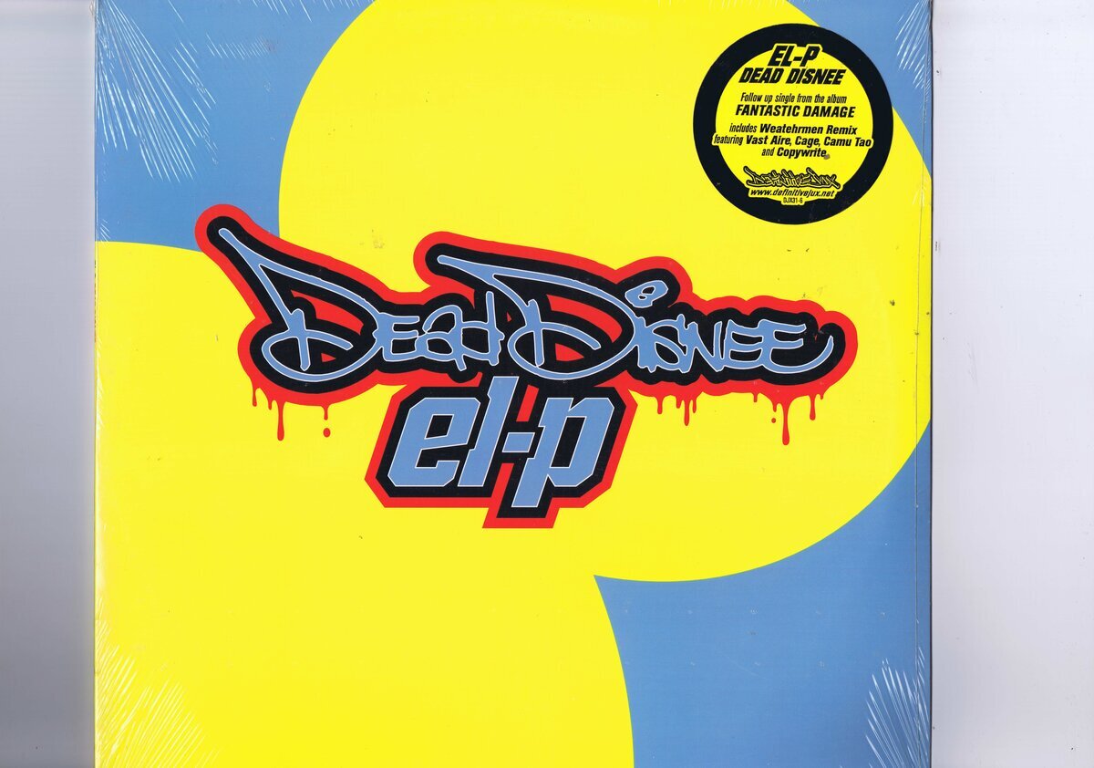 新品 US盤 12inch El-P / Dead Disnee / Cage Camu Tao Copywrite Vast Aire シールド DJX31拍卖
